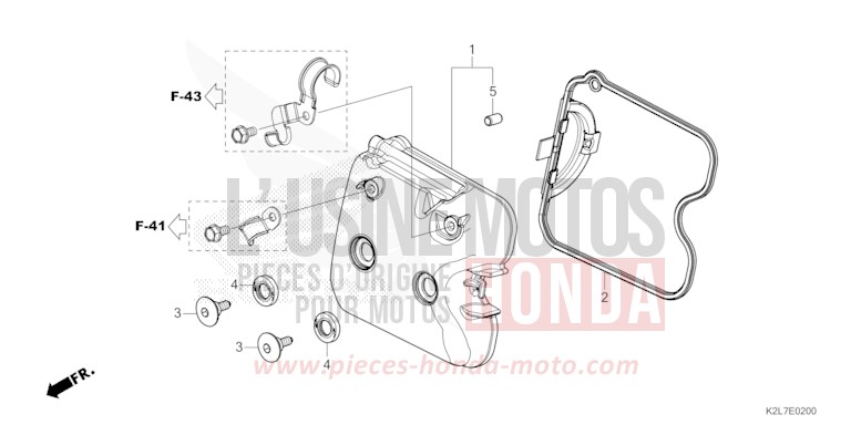 ZYLINDERKOPFDECKEL von ADV 350 HYPER RED (R348) von 2025